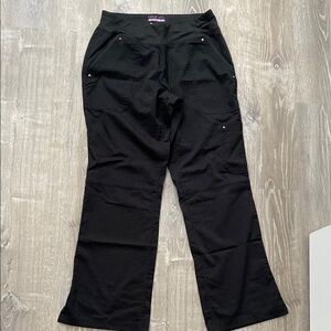 Black scrub pants small petite
